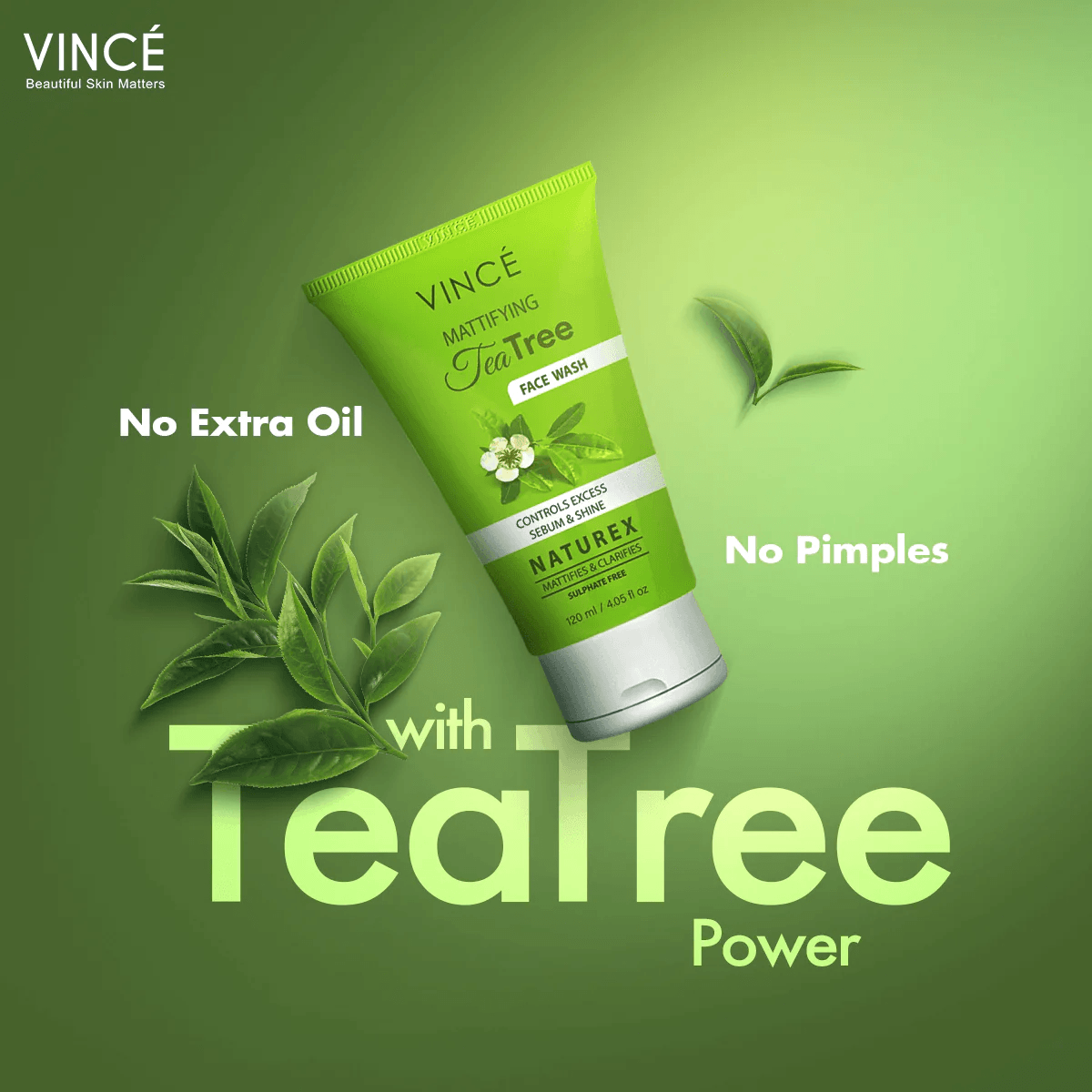 Vince - MATTIFYING Tea Tree Face Wash