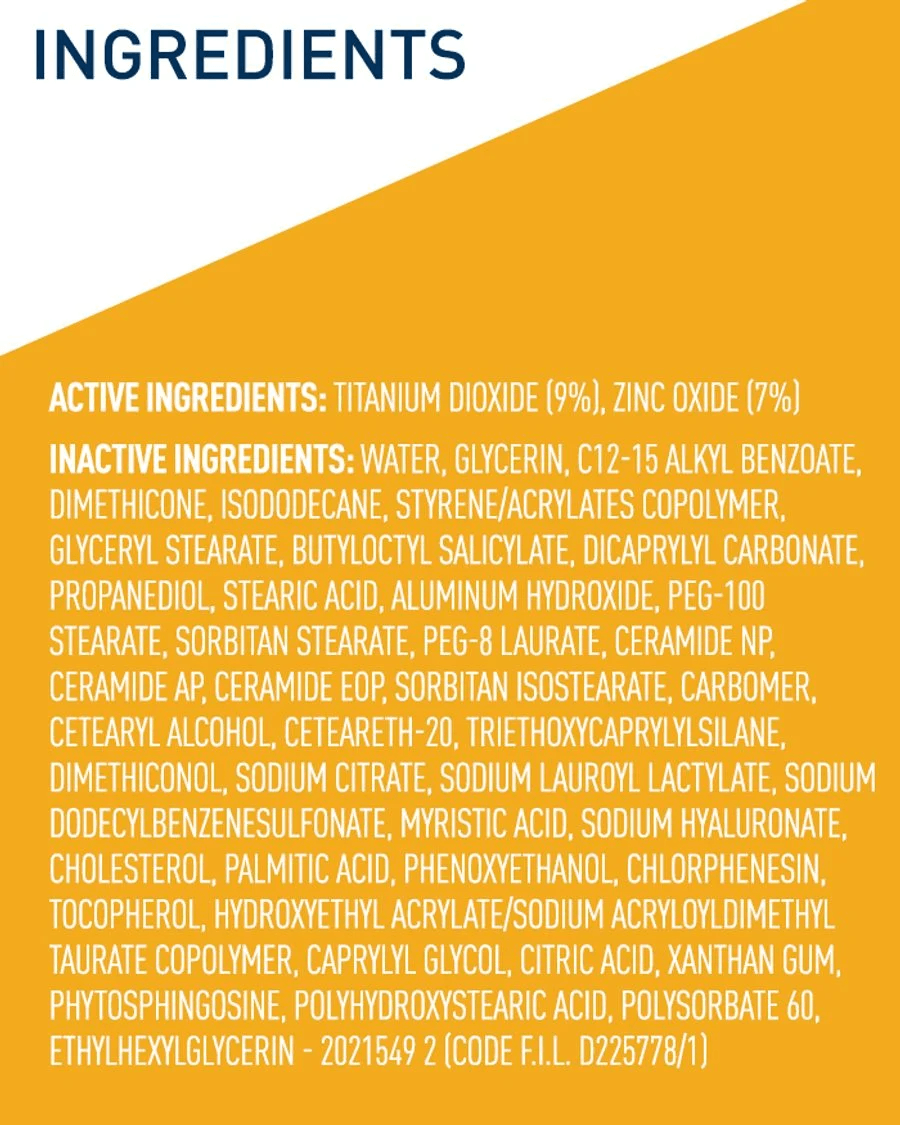 CeraVe - Hydrating Mineral Sunscreen SPF 50 Face Lotion