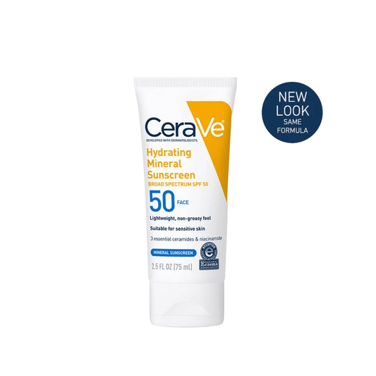 CeraVe - Hydrating Mineral Sunscreen SPF 50 Face Lotion
