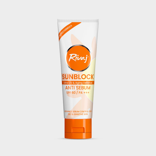 Rivaj - Sunblock Anti-Sebum SPF60 (40ml)