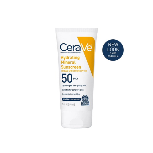 CeraVe - Hydrating Mineral Sunscreen SPF 50 Body Lotion