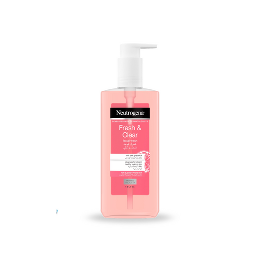 Neutrogena - Facial Wash Fresh & Clear With Pink Grapefruit Pump 200ml