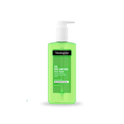 Neutrogena - Facial Wash Oil Balancing With Lime & Aloe Vera Pump 200ml