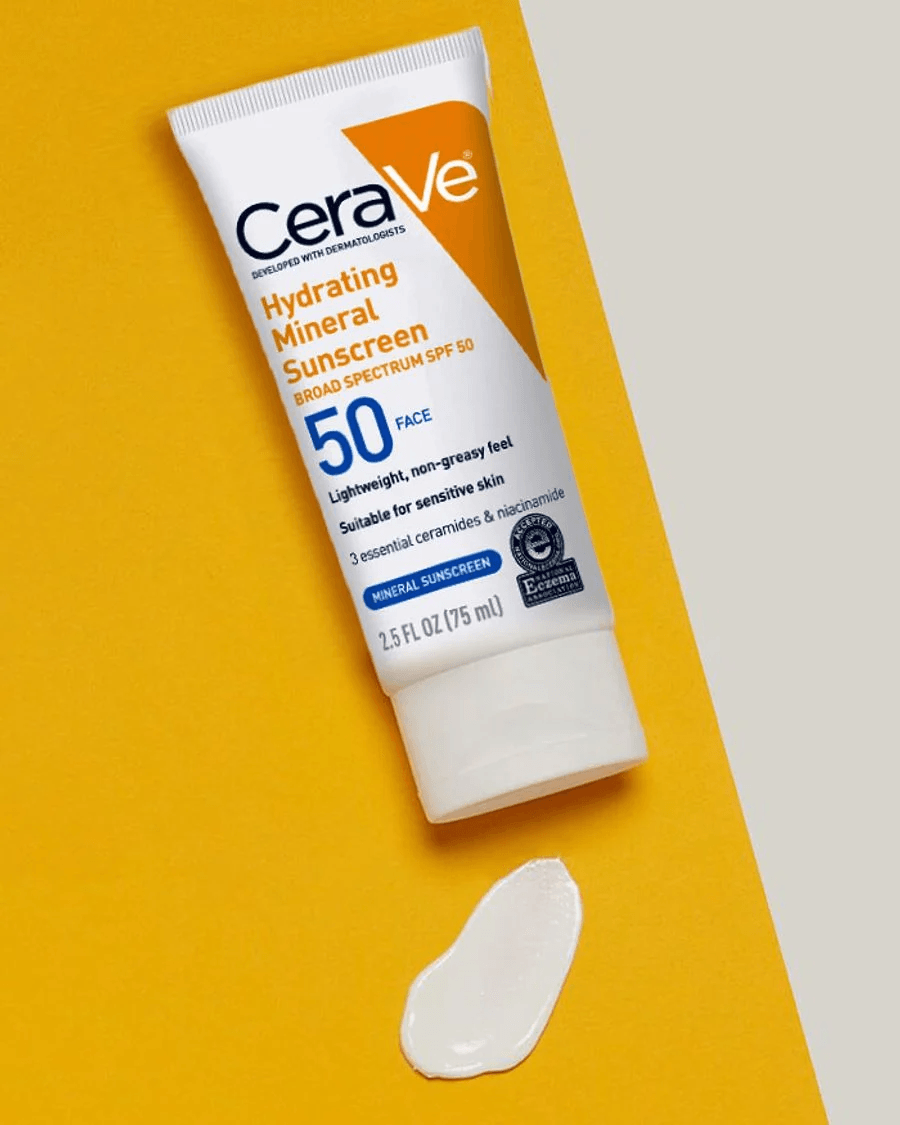CeraVe - Hydrating Mineral Sunscreen SPF 50 Face Lotion